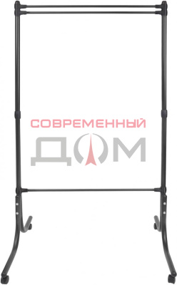 Вешалка гардеробная с полками NIKA (ВГ90/Ч черный)(ДхШхВ): 910х765х1635мм